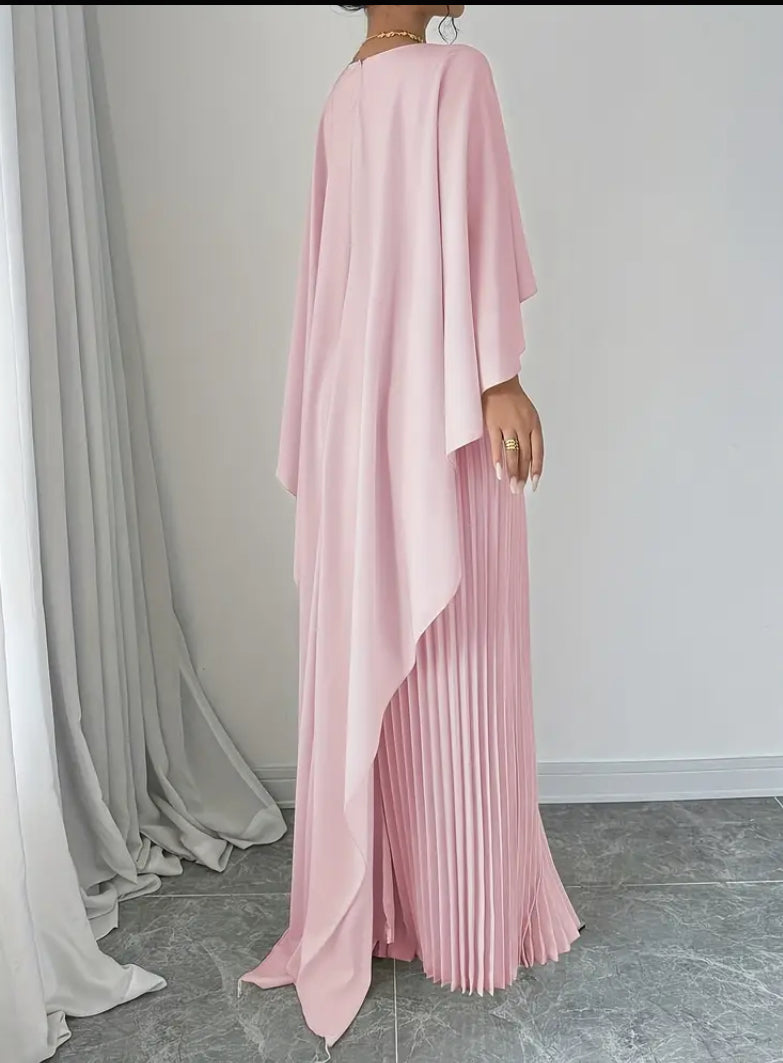 Women’s Sleeveless Open-Front Cape Dress