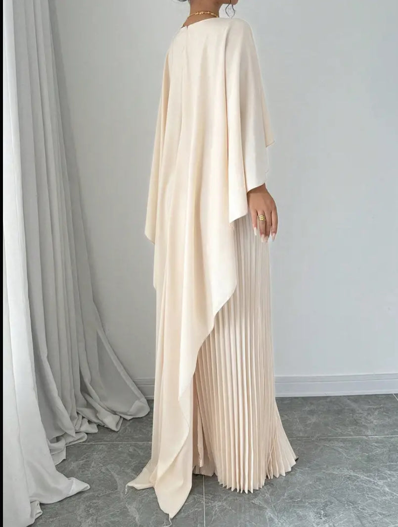 Women’s Sleeveless Open-Front Cape Dress