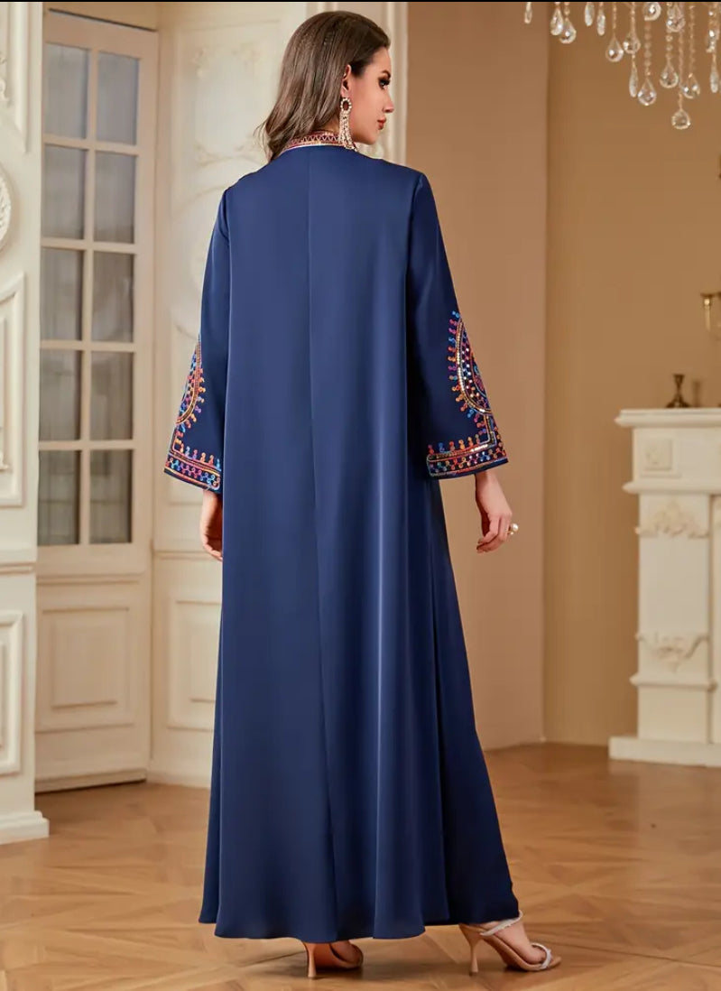 Premium Hand-Embroidered Jalabiya